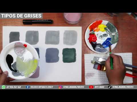 Cómo se forma el color gris: combinación de colores primarios