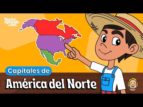 Mapa de países y capitales de América del Norte: Guía completa.