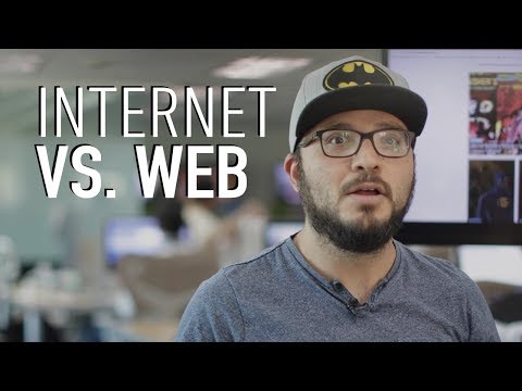 La diferencia entre 'on internet' y 'on the internet'