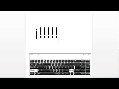 Cómo utilizar el signo de admiración en el teclado