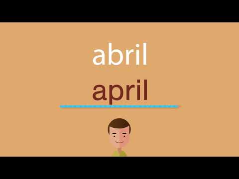 La forma de escribir abril en inglés: ¿Cómo se escribe?