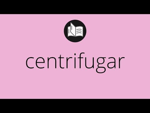 Cómo se escribe centrifugar en inglés - IESRibera
