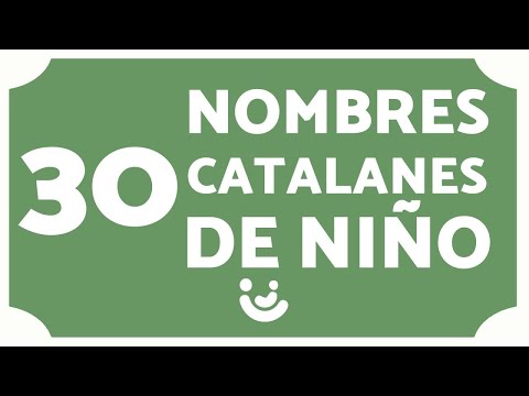 Los nombres más comunes en Cataluña en 2024