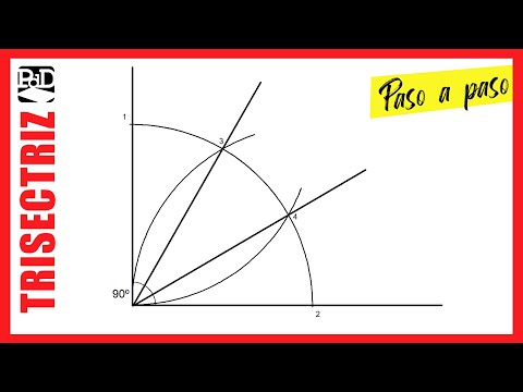 Cómo dividir un ángulo en tres partes iguales