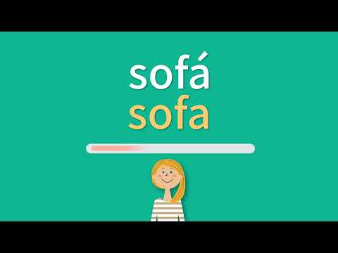 La traducción de la palabra sofá al inglés