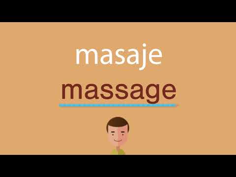 Aprende cómo se dice masajista en inglés