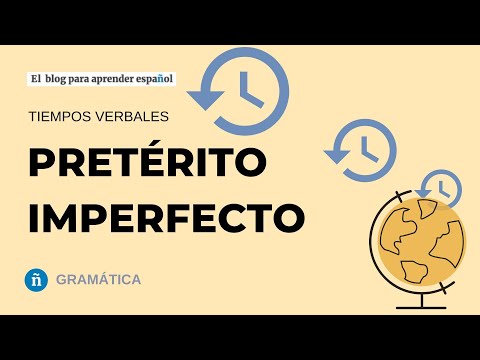 Ejemplos del pretérito imperfecto del indicativo en español