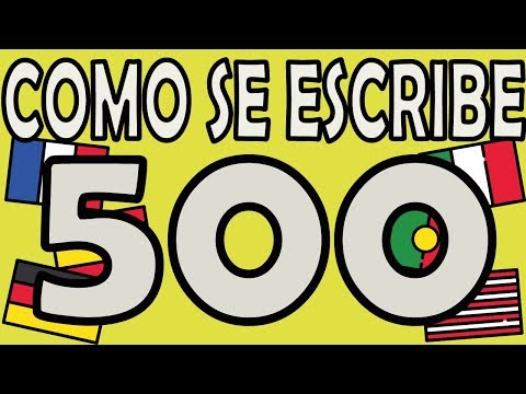 Cómo se escribe 500 en números romanos