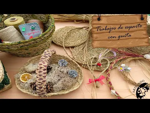 Cuerda de esparto de tres ramales: usos y características en la artesanía tradicional.