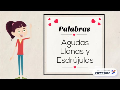 Ejercicios de palabras llanas, agudas y esdrújulas en español