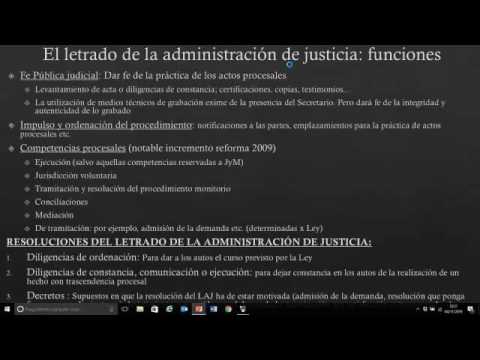El papel del Cuerpo de Letrados de la Administración de Justicia en el sistema judicial español