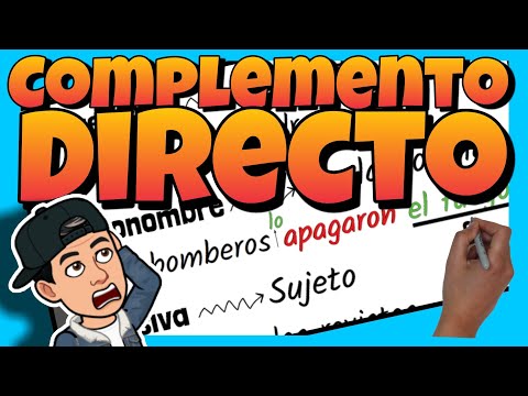 Identificación clara de complemento directo e indirecto en español.