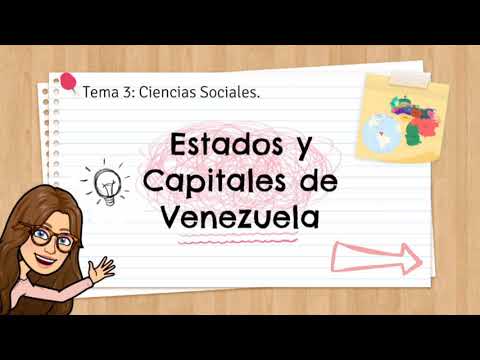 Conoce el mapa de Venezuela con sus estados y capitales