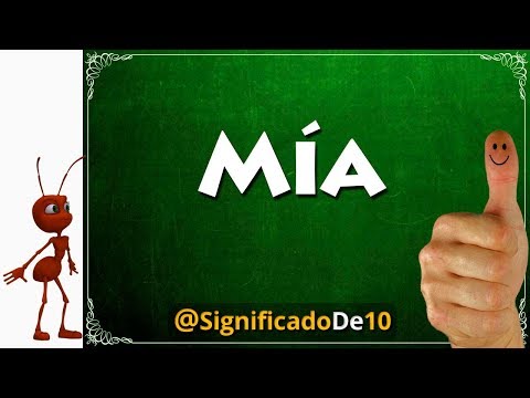 El significado detrás del nombre 'Mia' que te sorprenderá