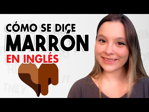 Aprende cómo se dice marrón en inglés en IESRibera