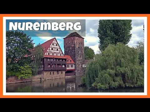 El río que atraviesa Núremberg, Alemania