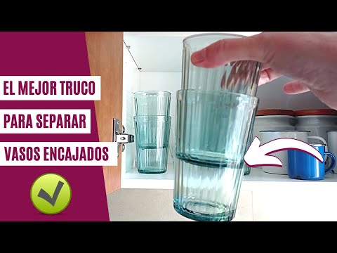 Técnicas efectivas para separar dos vasos de cristal atascados