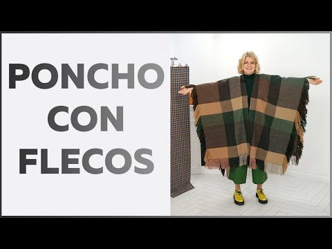 El clásico poncho de lana sin flecos: un ícono de la vestimenta boliviana