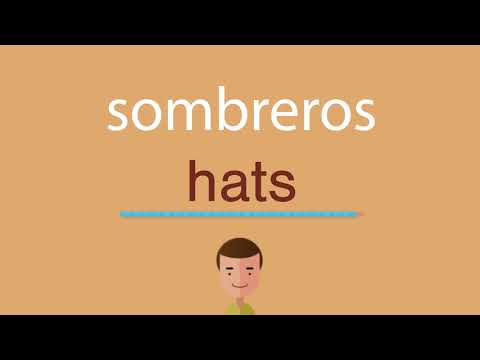 El término en inglés para 'sombrero': ¿Cómo se dice?