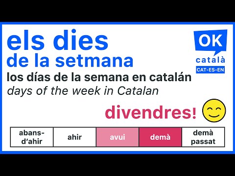 Los días de la semana en valenciano: una guía completa