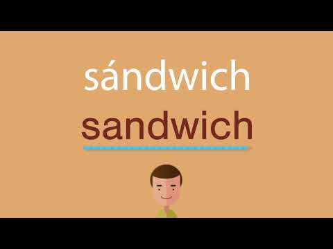 Cómo se escribe sandwich en español