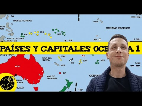 El mapa de Oceanía y sus capitales: una guía completa para explorar el continente