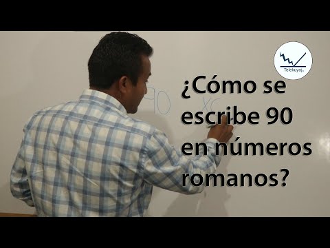 La representación de 90 en números romanos: Aprende cómo escribirlo