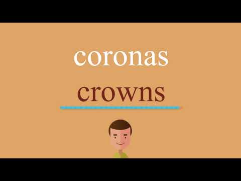 Cómo se dice corona en inglés: la traducción de esta palabra común