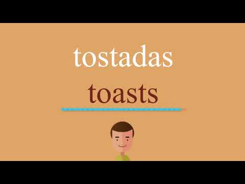 El término tostada en inglés: Aprende cómo se dice.