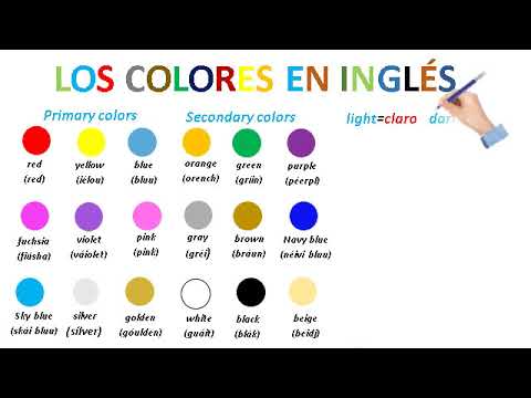 Cómo se escribe blanco en inglés - Guía completa para aprender el vocabulario básico de colores