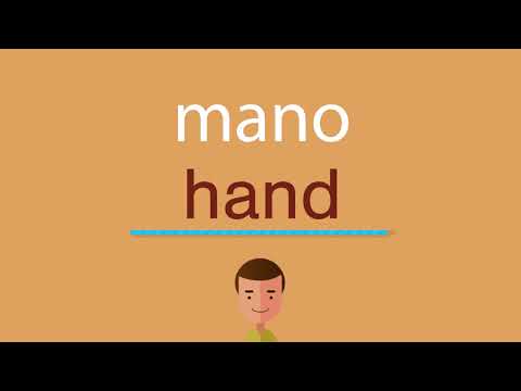 La traducción de mano al inglés y su uso correcto.