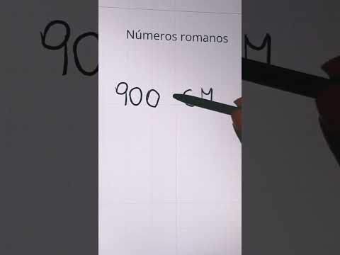 Aprende a representar el número 900 en números romanos