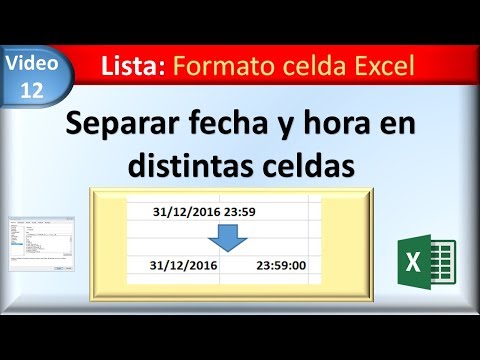 Cómo separar fecha y hora en Excel de forma sencilla