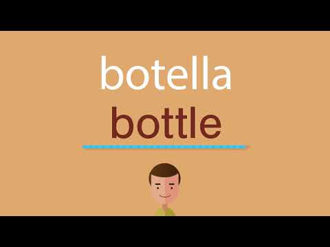 La traducción de botella al inglés