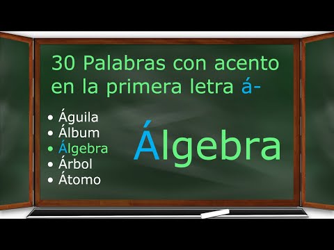 Las palabras con tilde de 5 letras en español