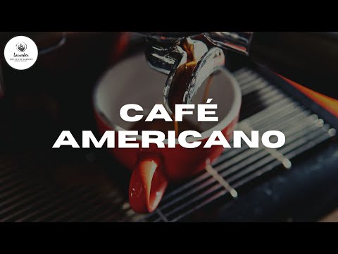 El proceso para preparar un café americano en un bar