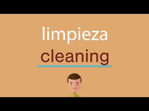 El significado de limpieza en inglés