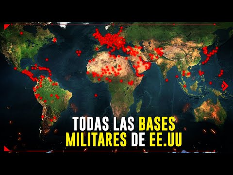 Las ubicaciones estratégicas de las bases americanas en el mundo: un análisis en mapa