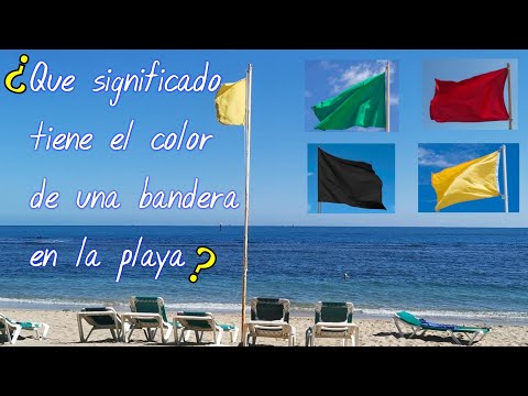 La bandera morada ondea en la playa de Las Canteras