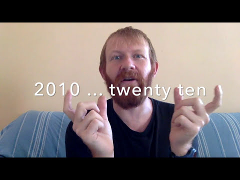 El año 2010 en inglés: ¿Cómo se dice?