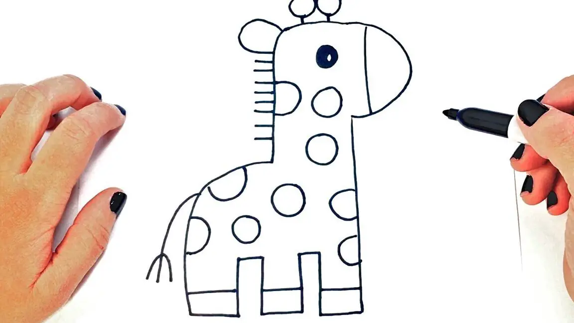 Cómo hacer un dibujo a escala de una jirafa