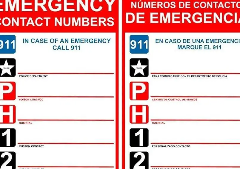 ¿Cómo se dice emergency en español?