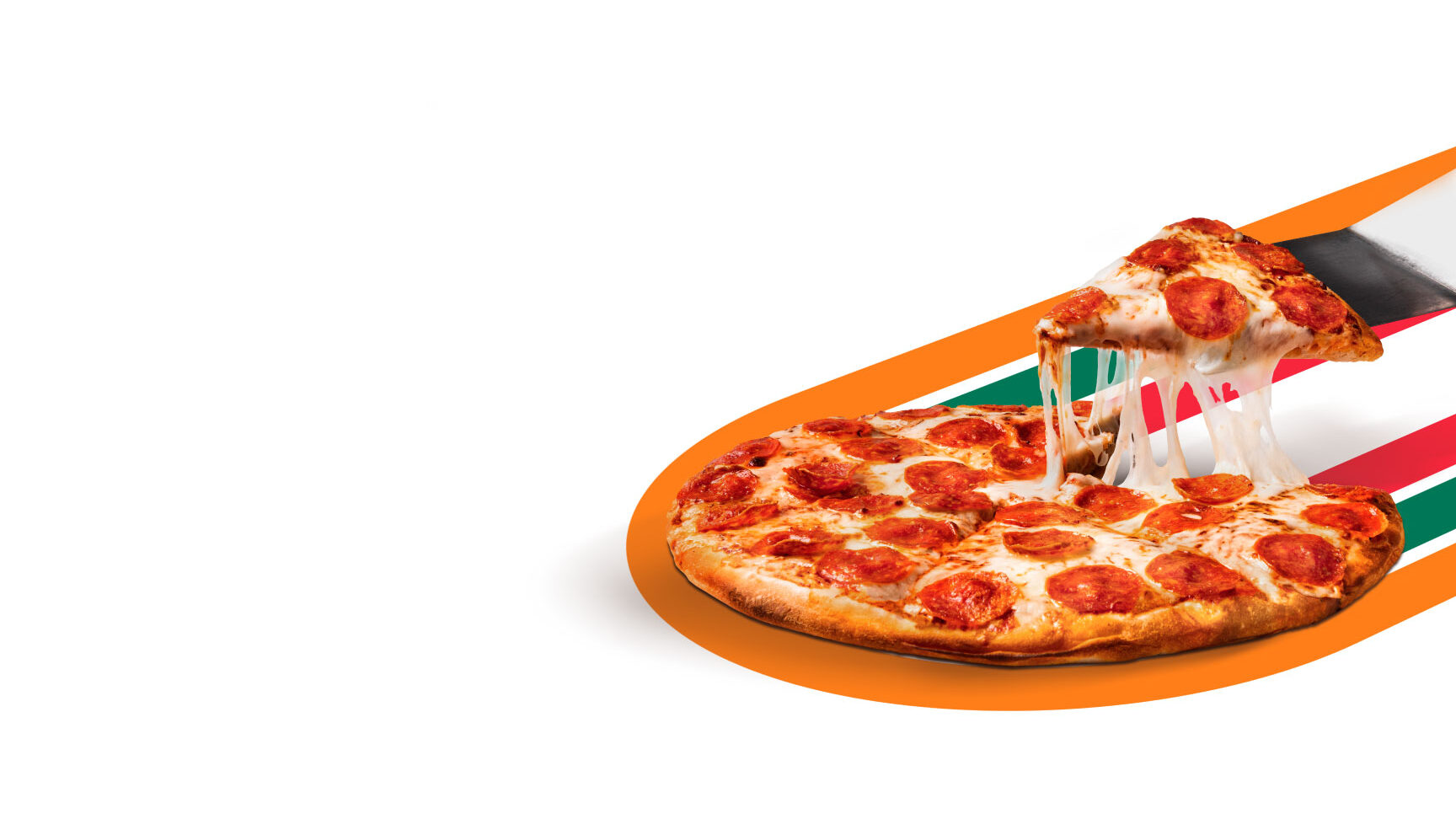 ¿Cuántas calorías tiene una porción de pizza de pepperoni?
