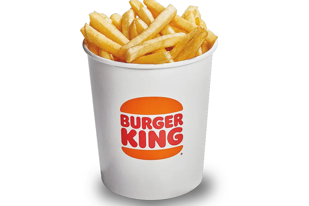 ¿Cuántas calorías tiene una ración mediana de patatas fritas en Burger King?