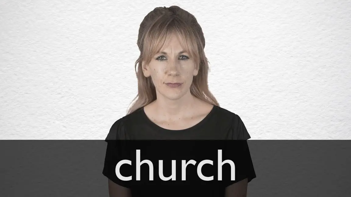 El significado de church en español