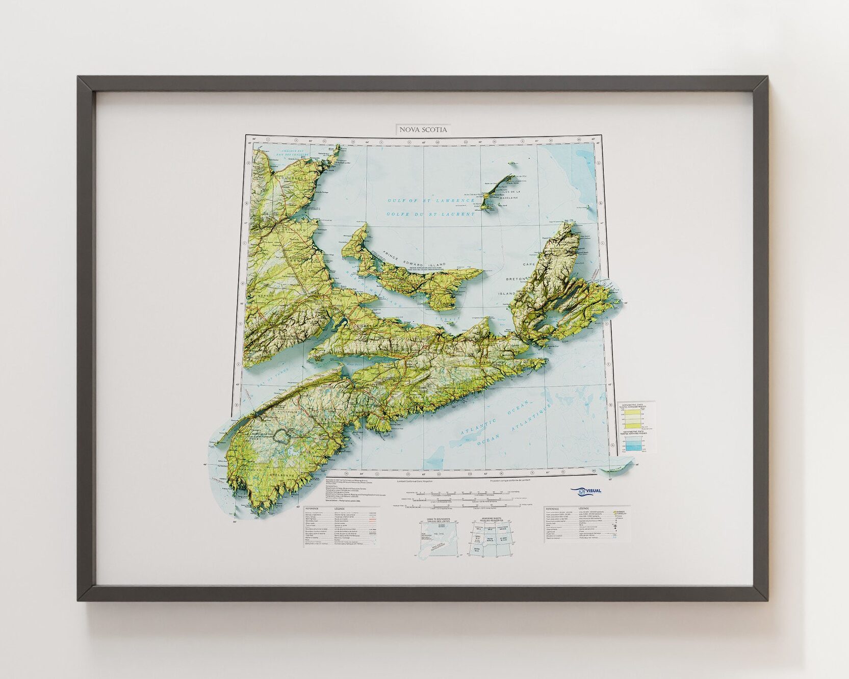 Mapa topográfico de Nueva Escocia: Todo lo que necesitas saber.