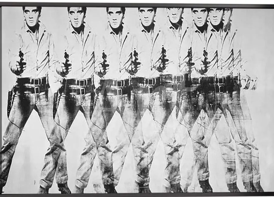 Obras de arte: Ocho Elvis de Andy Warhol.